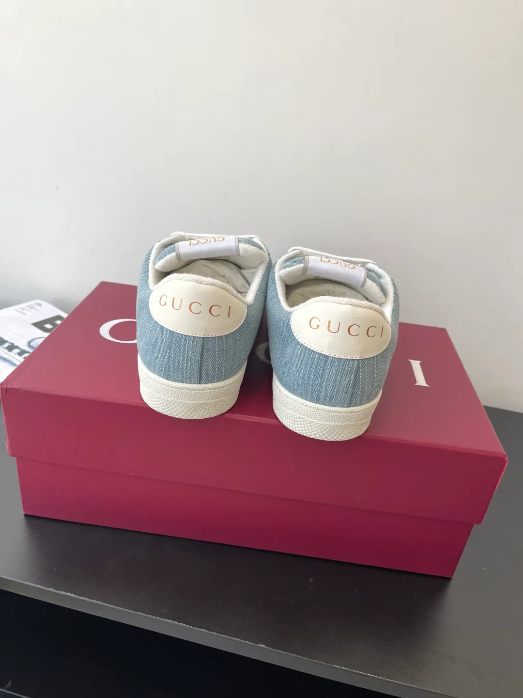 👟👟Ex-factory price 600👟👟 Gucci newly upgraded small dirty shoes for couples GG series old casual small dirty shoes catwalk style original development and purchase level version Metal double G crystal cylindrical logo Gucci original pattern ribbon Exclusive color rubbed cowhide fabric original terry cloth is delicate, soft and more comfortable and breathable Private molded two-color original TPU outsole (lower layer is wider, upper layer is narrower) Code number: 35-44